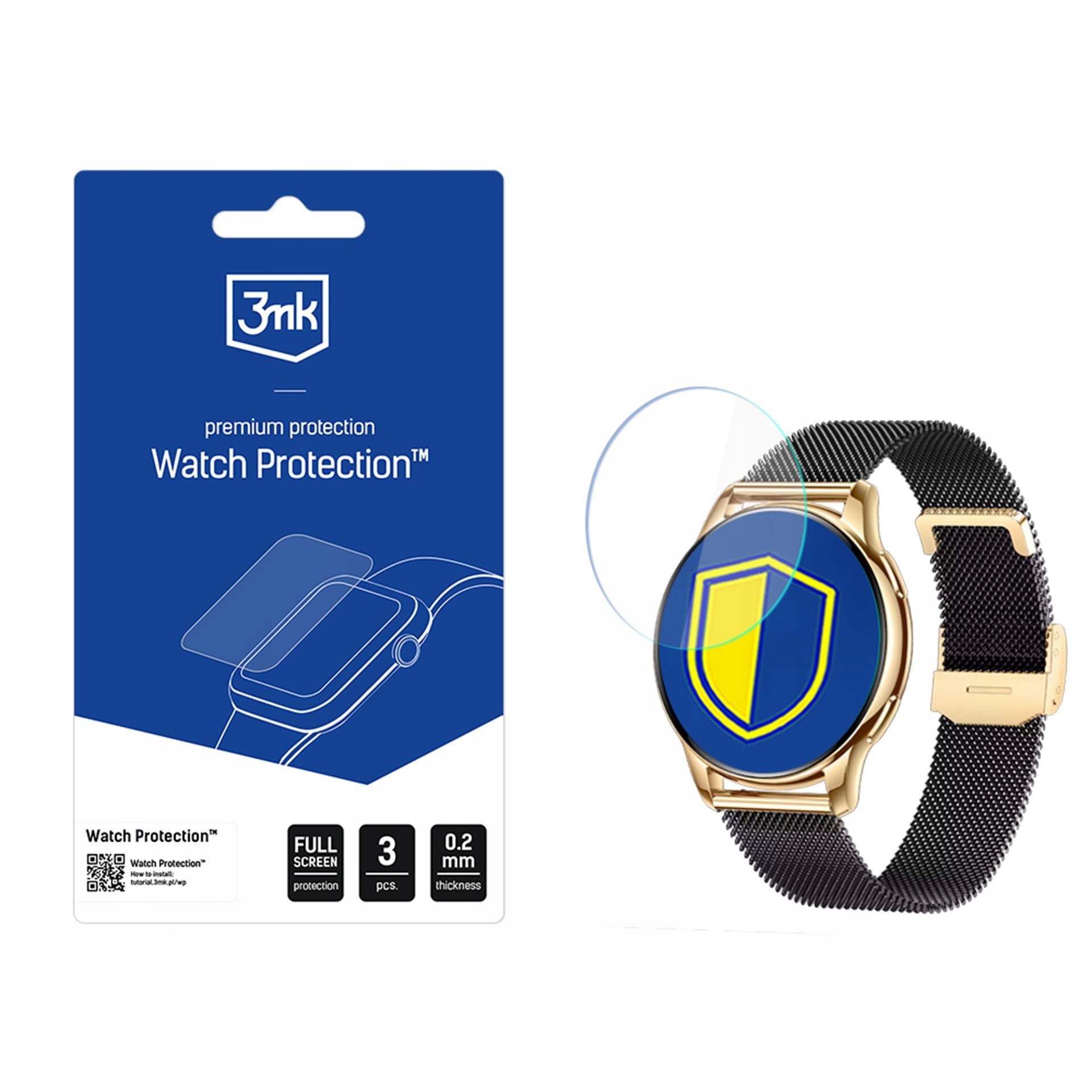 Folia ochronna na ekran smartwatcha 3mk Watch Protection Arc Rubicon 3mk