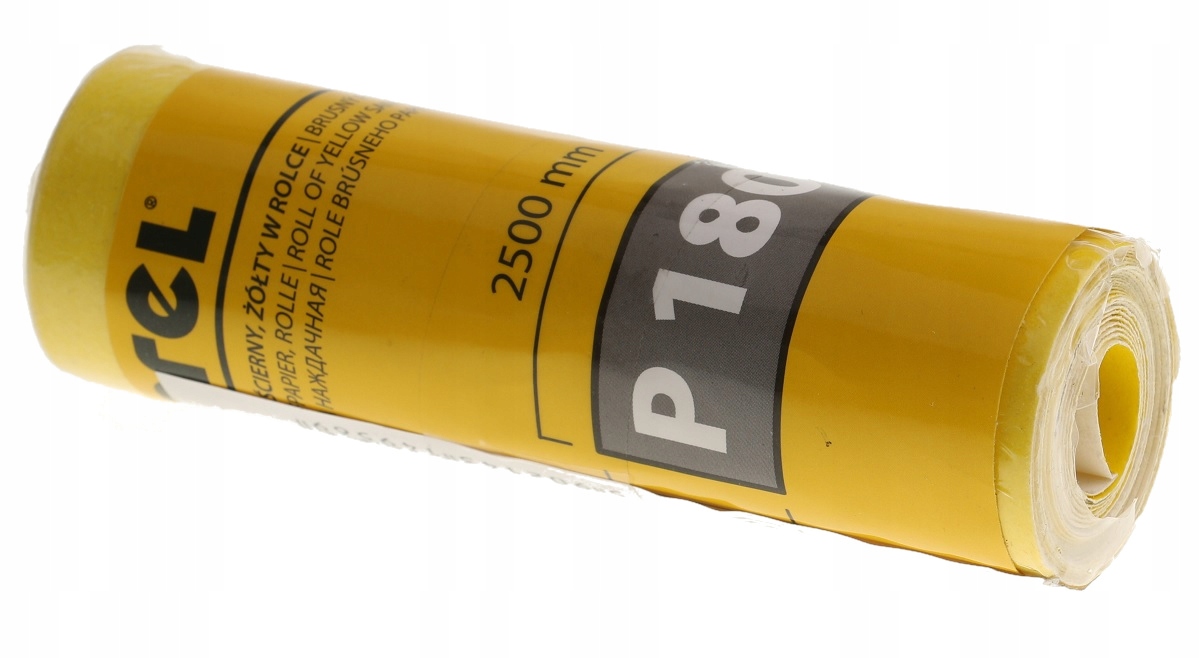 

Papier Ścierny Żółty W Rolce Rolka P180 2,5m 115mm