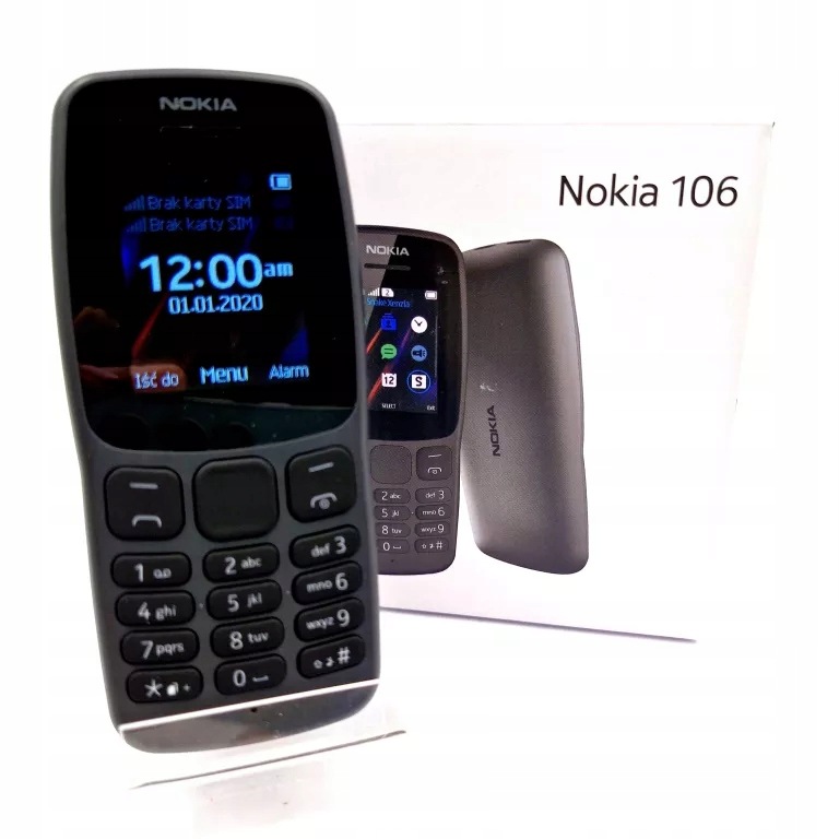 63. Telefon Nokia 106 Dual Sim TA-1114 Ds Czarny