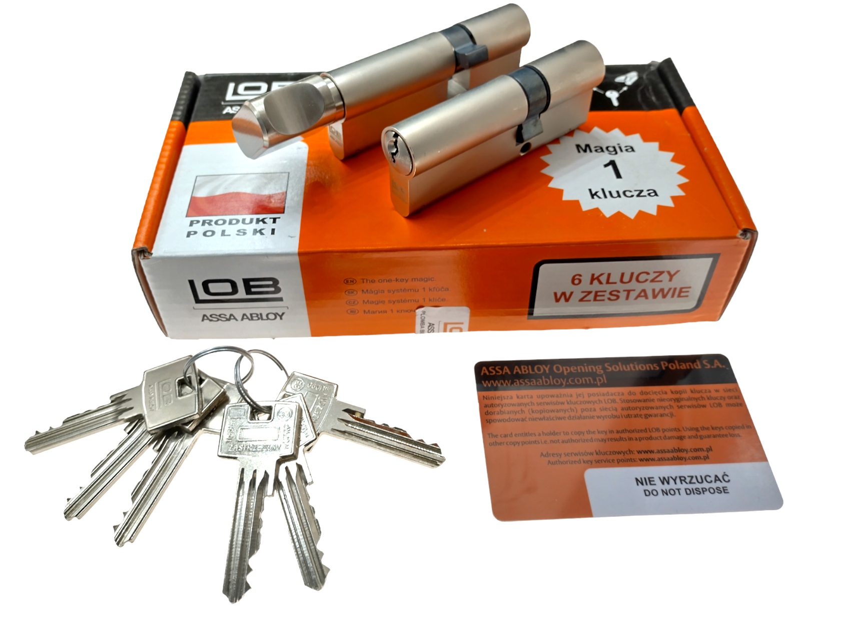 Lob Sada vložek pro jeden klíč 35/35 g35/35 nikl 6 klíčů ihned