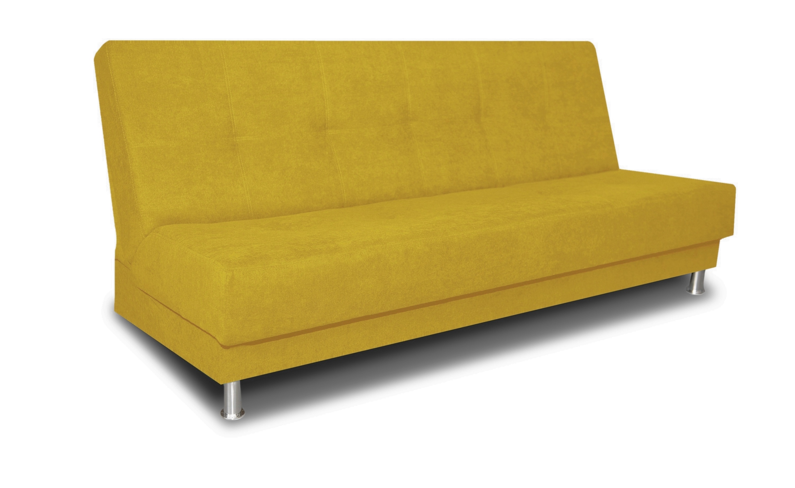 WERSALKA EDI żółta kanapa ROZKŁADANA sprężyny