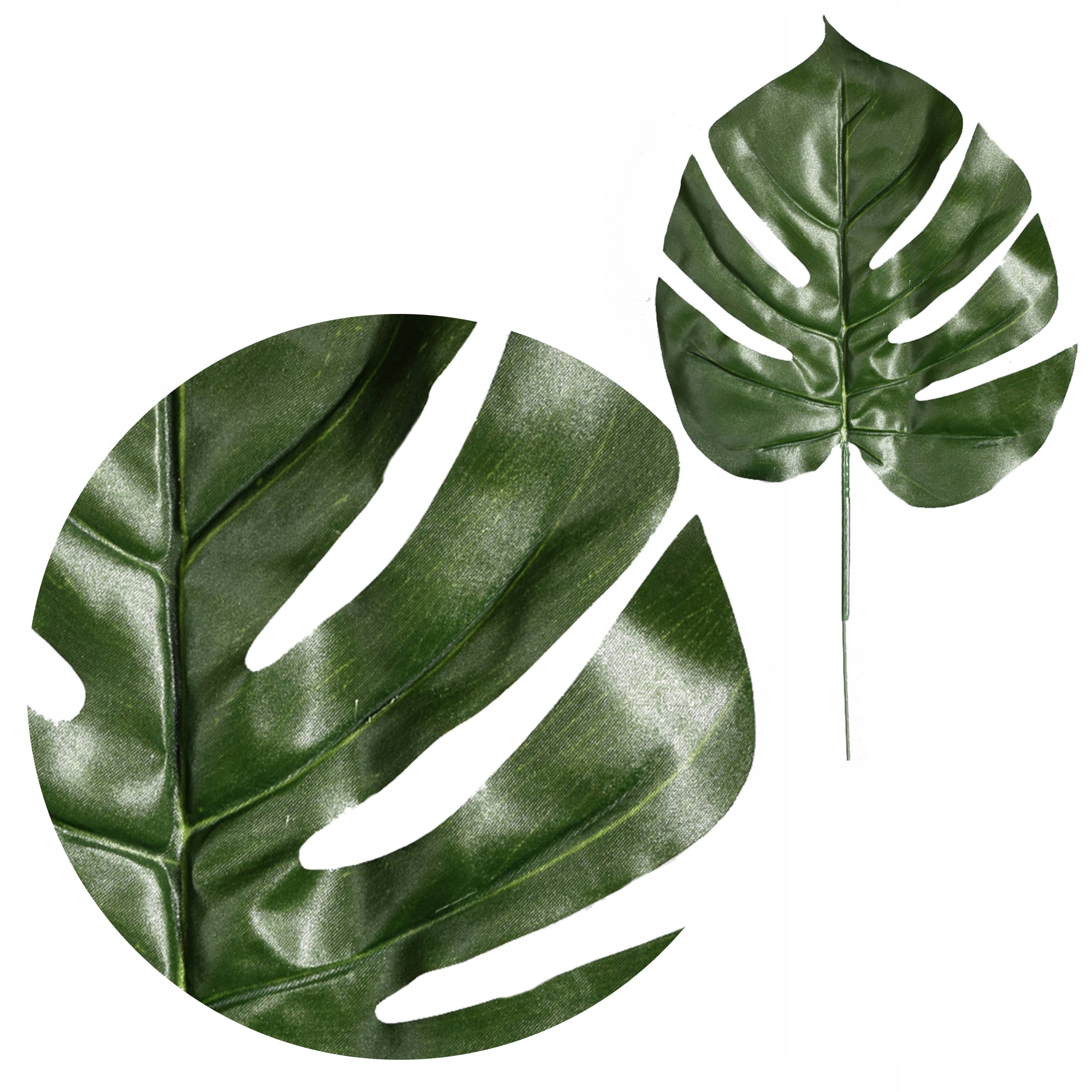 

Sztuczna Monstera Liść do wazonu 12 szt. 48 cm
