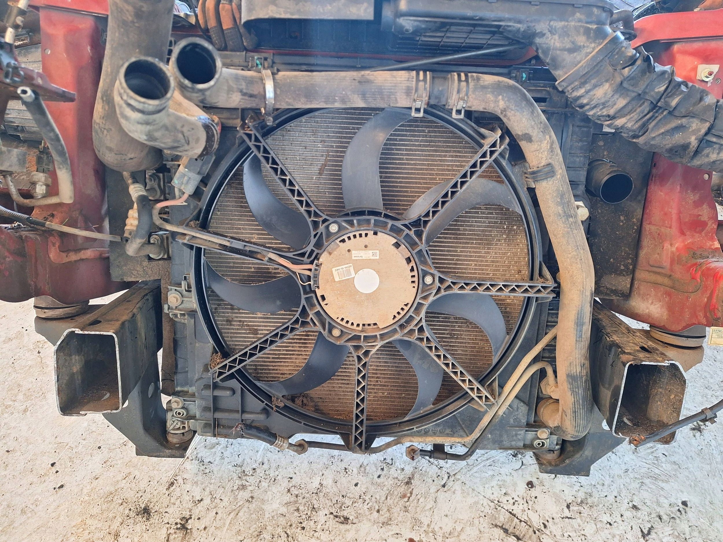 SsangYong MUSSO 18-> support panel for radiators DIESEL - AUTOMAT