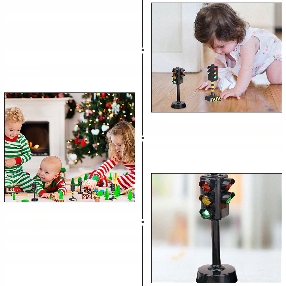 2 SZTUK SYMULACJA ŚWIETLNYCH ZABAWEK BEZPIECZEŃSTWO Marka bez marki