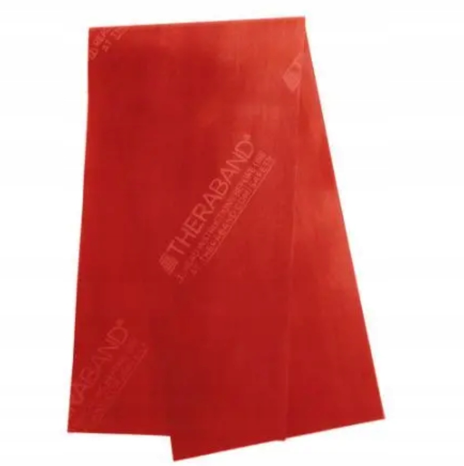 Niemiecka Taśma do Ćwiczeń Theraband Czerwona 2,5m Marka Thera-Band