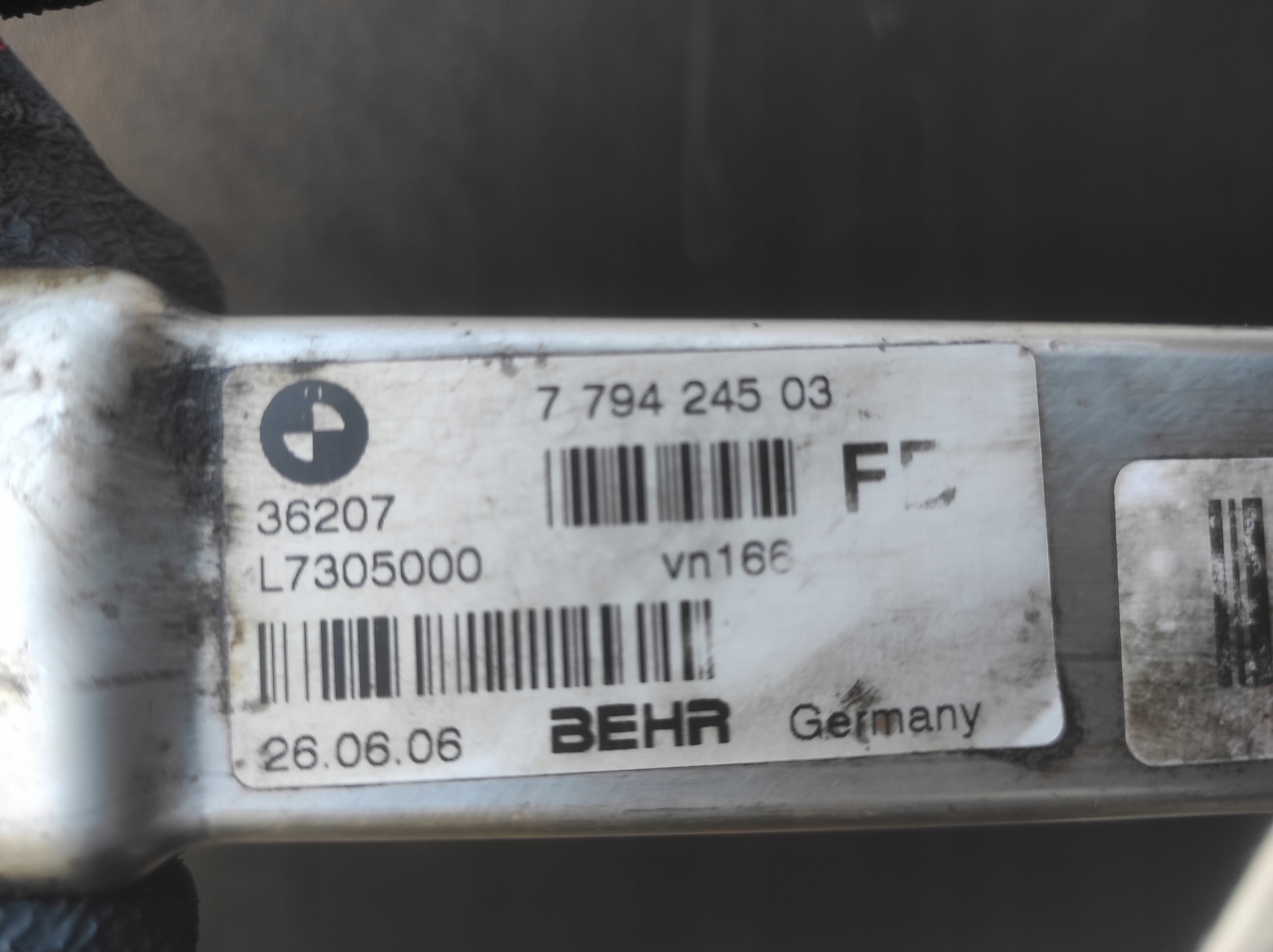 Abgaskuehler AGR 779424503 BMW 3.0D