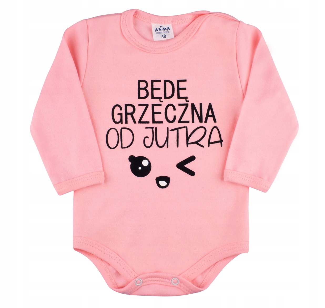 

Body z napisem Będę grzeczna od jutra - 98