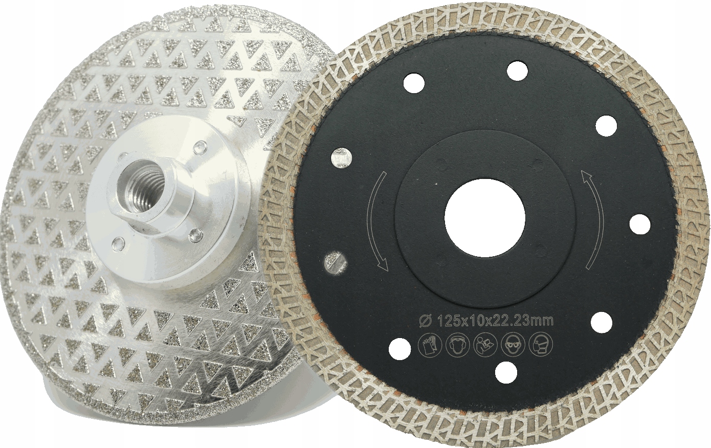Sada Kotoučů Pro Řezání A Broušení Gresu 125 mm