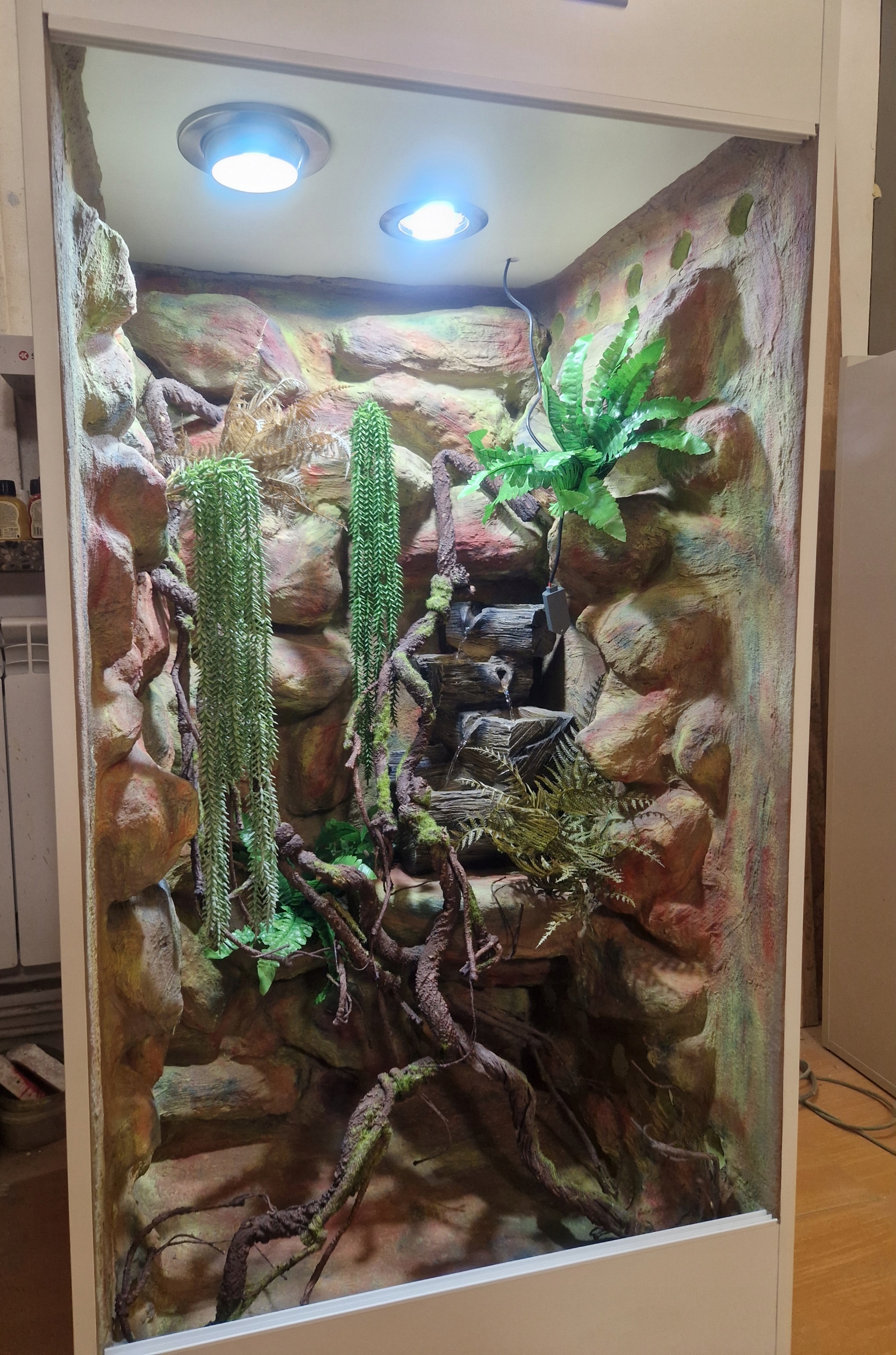 Terárium Pro Chameleona Chameleonů 80x50x120 Kameleon Lamparci Jemenský