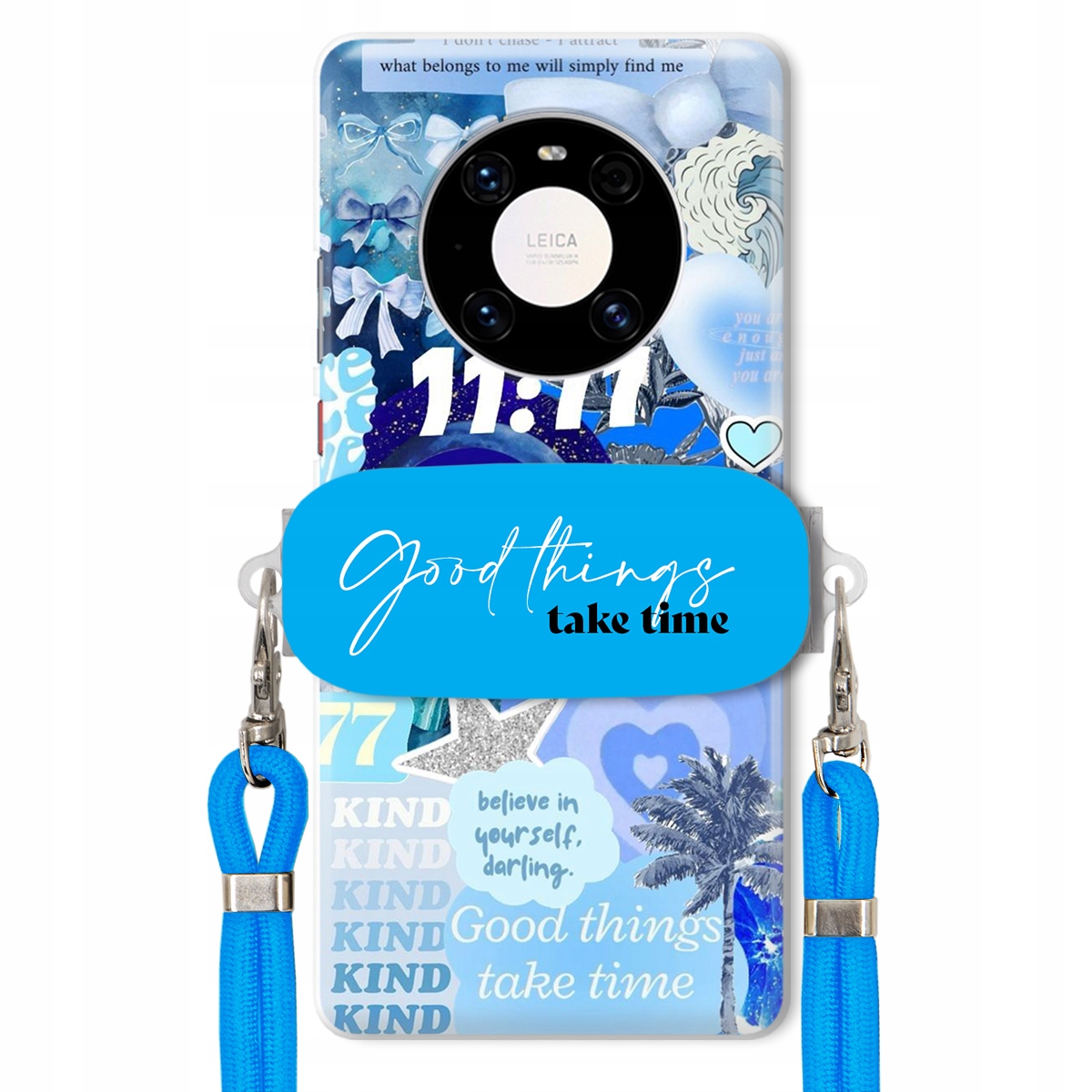 Puzdro pre Huawei Mate 40 Držiak Crossbody vodítko Good Things Sea Lata