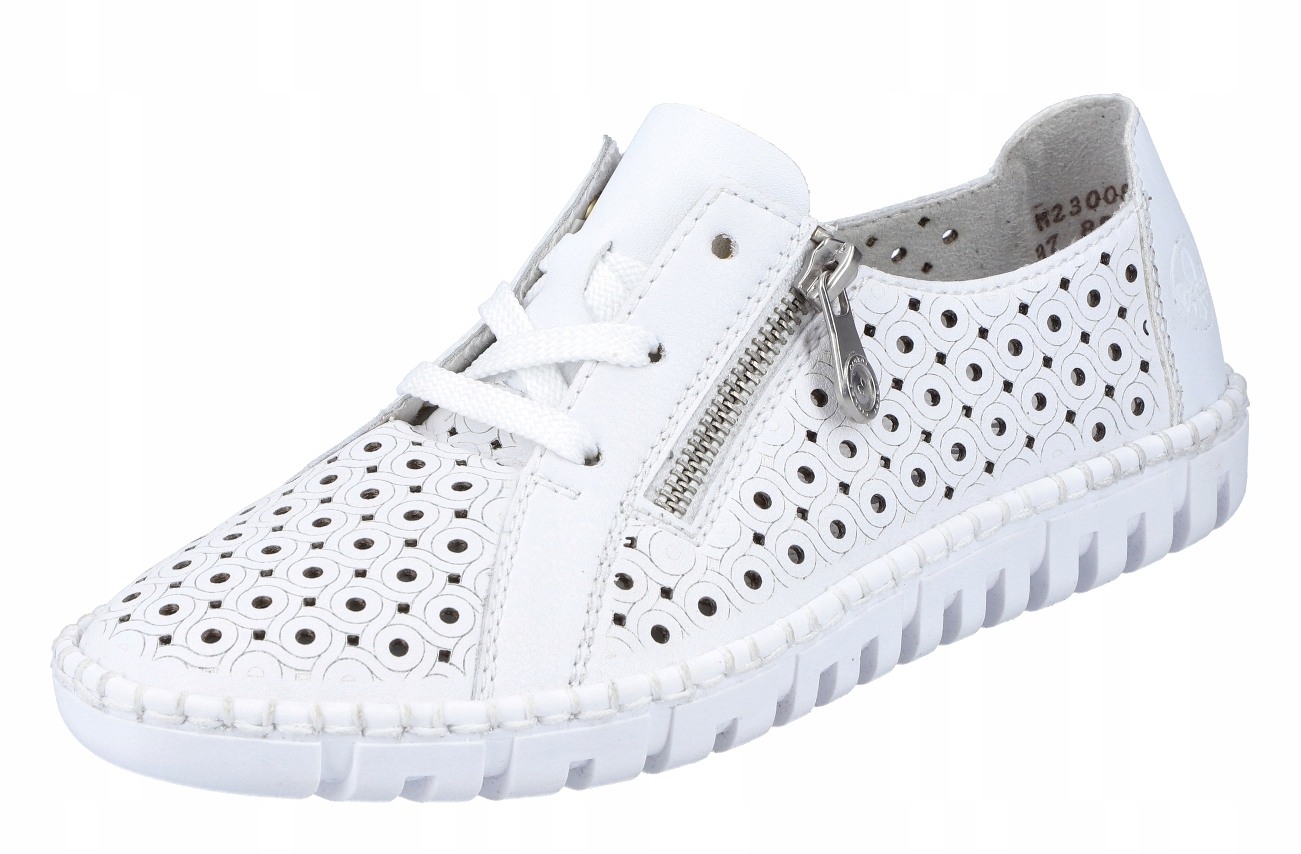 Rieker M2300-80 vel.38 bílé tenisky, jarní polobotky