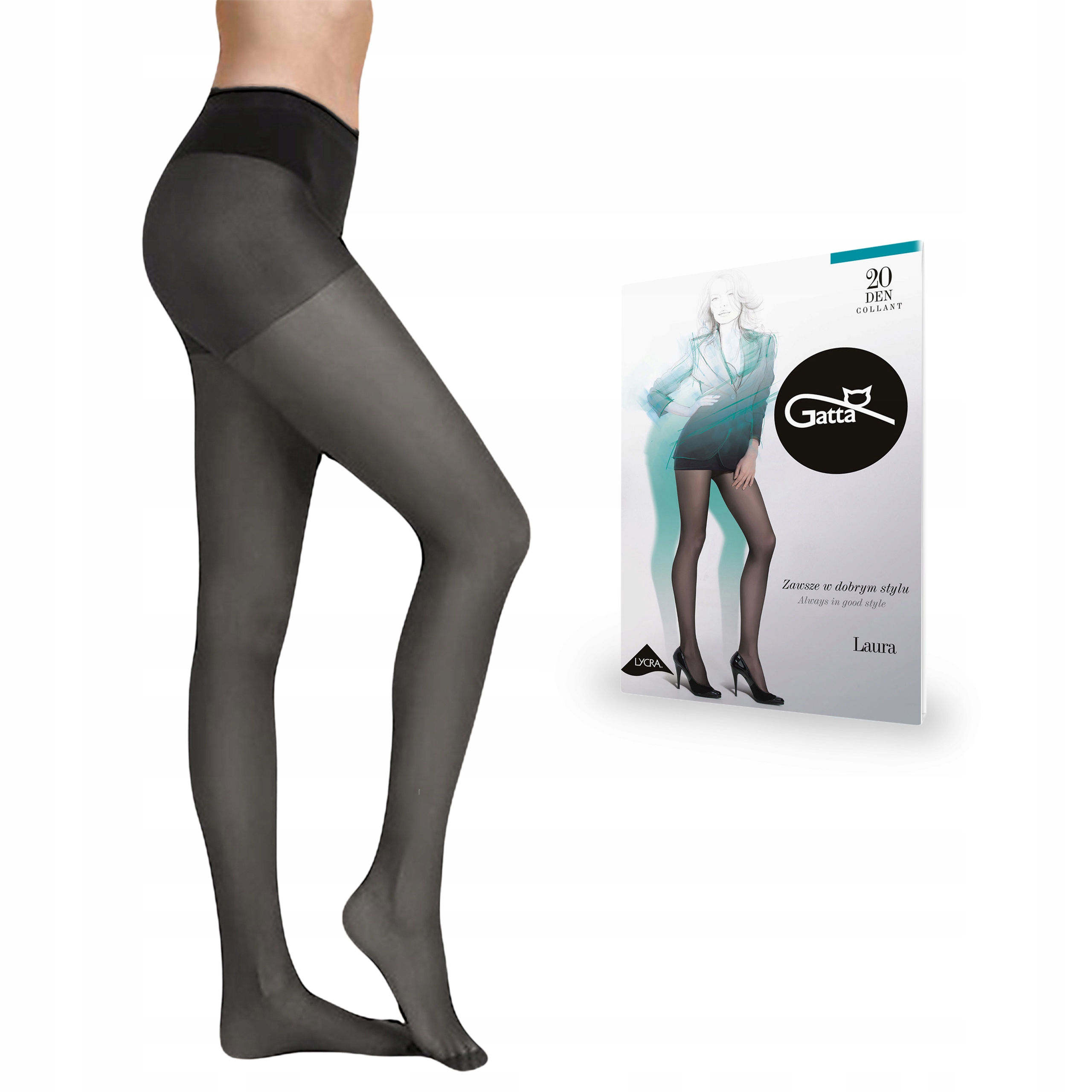 

Rajstopy Gatta Laura 20 den lycra, Topino 4-L