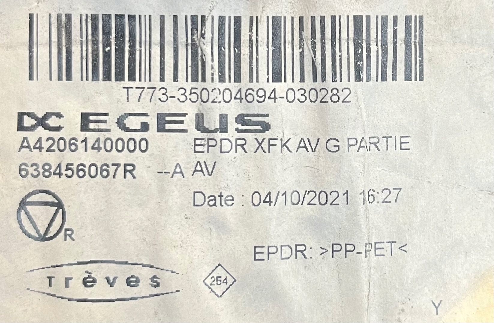 NADKOLE PRZEDNIE LEWE PRZÓD LEWY RENAULT KANGOO IV 2013- Producent części Renault OE