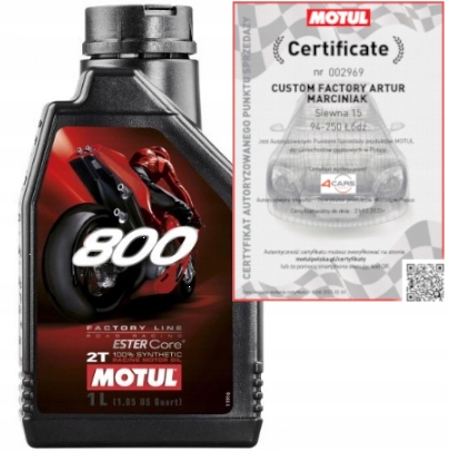 

Motul 800 Factory Road Racing 2T Do Mieszanki 1L