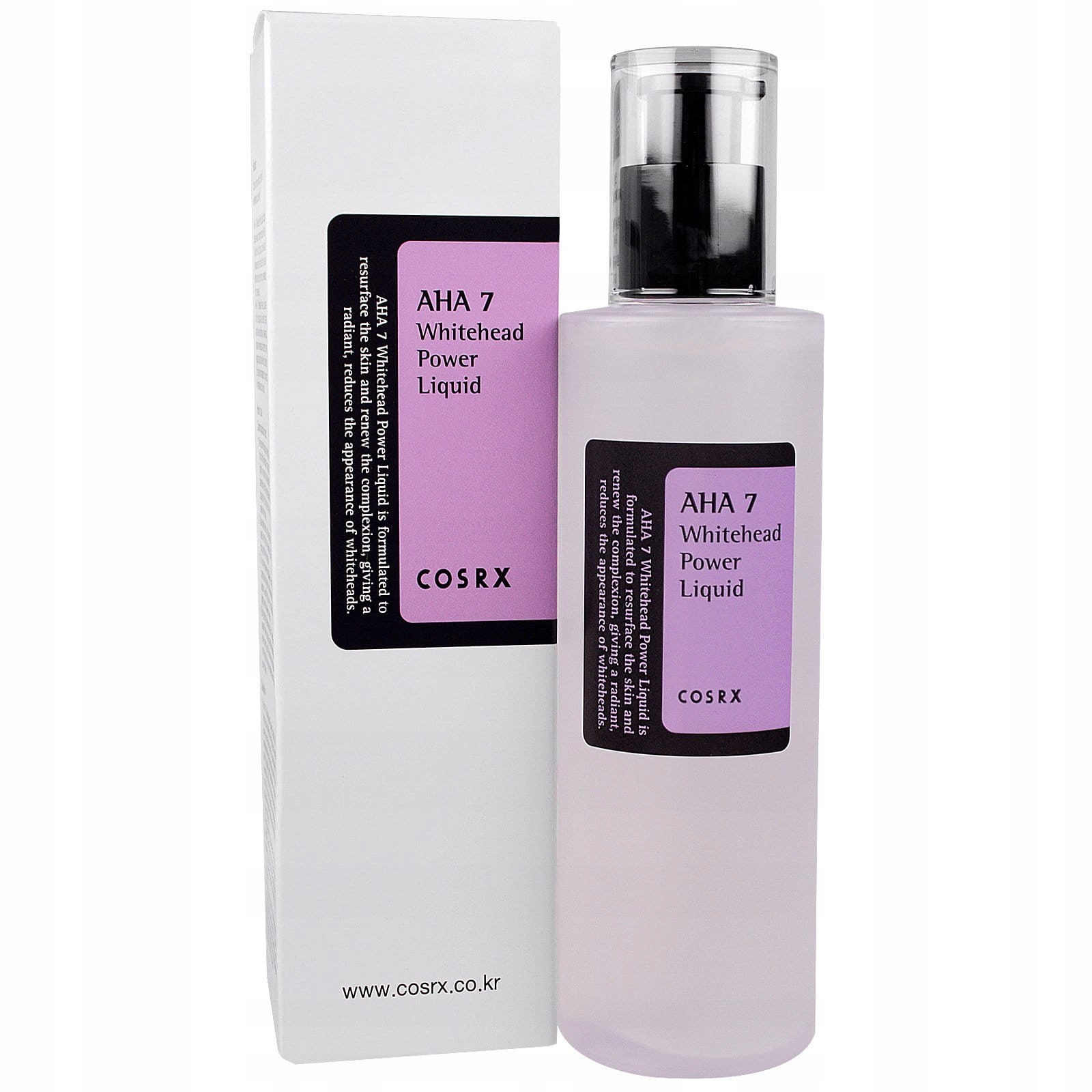 COSRX AHA 7 WHITEHEAD POWER LIQUID OCZYSZCZAJĄCE SERUM 100 ml