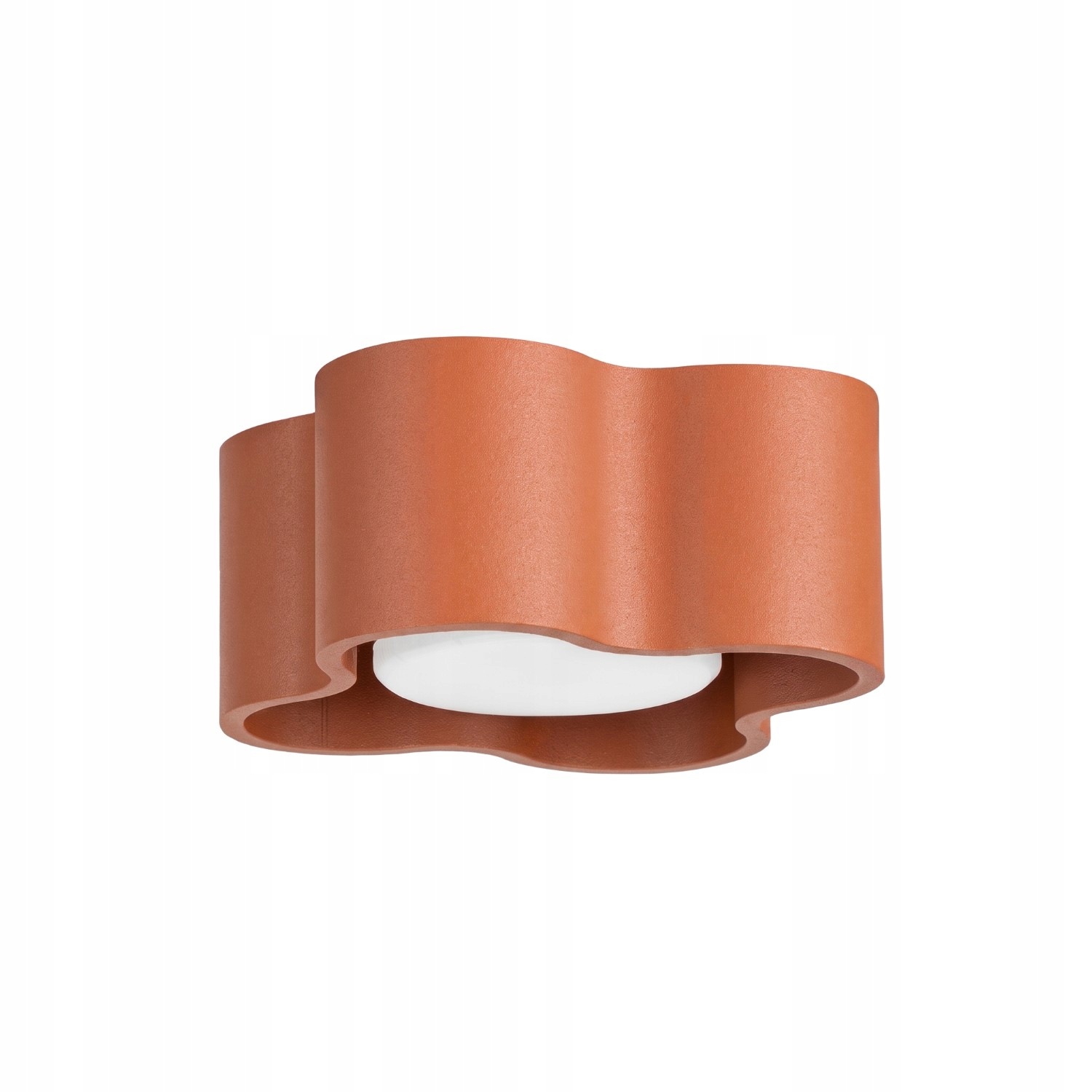 Lampa sufitowa chmurka, kwiat Ovio ochra czerwona 1xGX53 Sollux Lighting