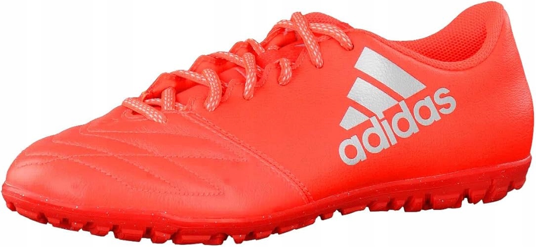 Pánské kožené turfy Adidas X 16.3 Tf Lea S79588 červené velikost 46
