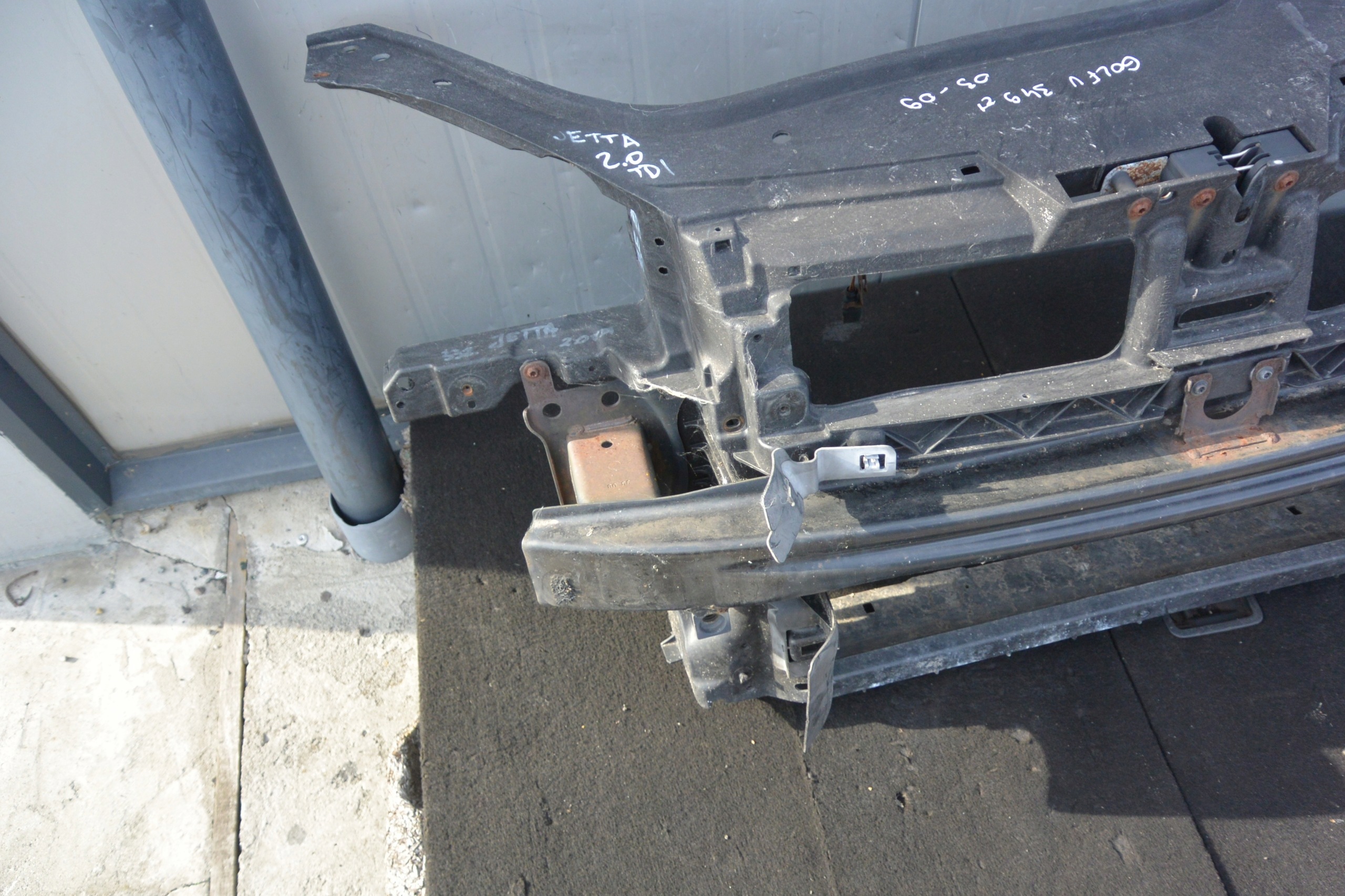 support panel for radiators pillar bumper support 2003-2009R VW GOLF V 1K0805588G KPL