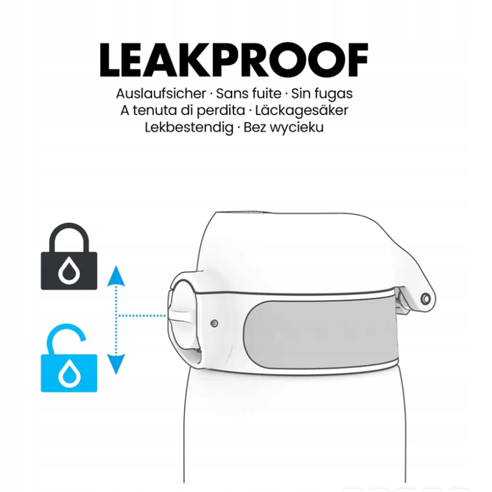 ION8 Niebieska butelka termiczna na wodę 500 ml Kod producenta I8TS500BLU