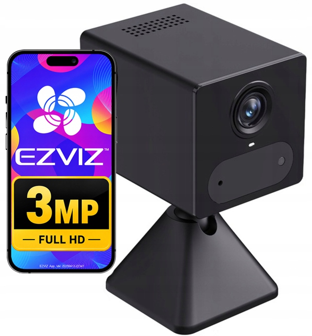 Mini Kamera 4G Lte Ezviz CB2 4G Bezdrôtová Mikrofón Reproduktor Špionážna