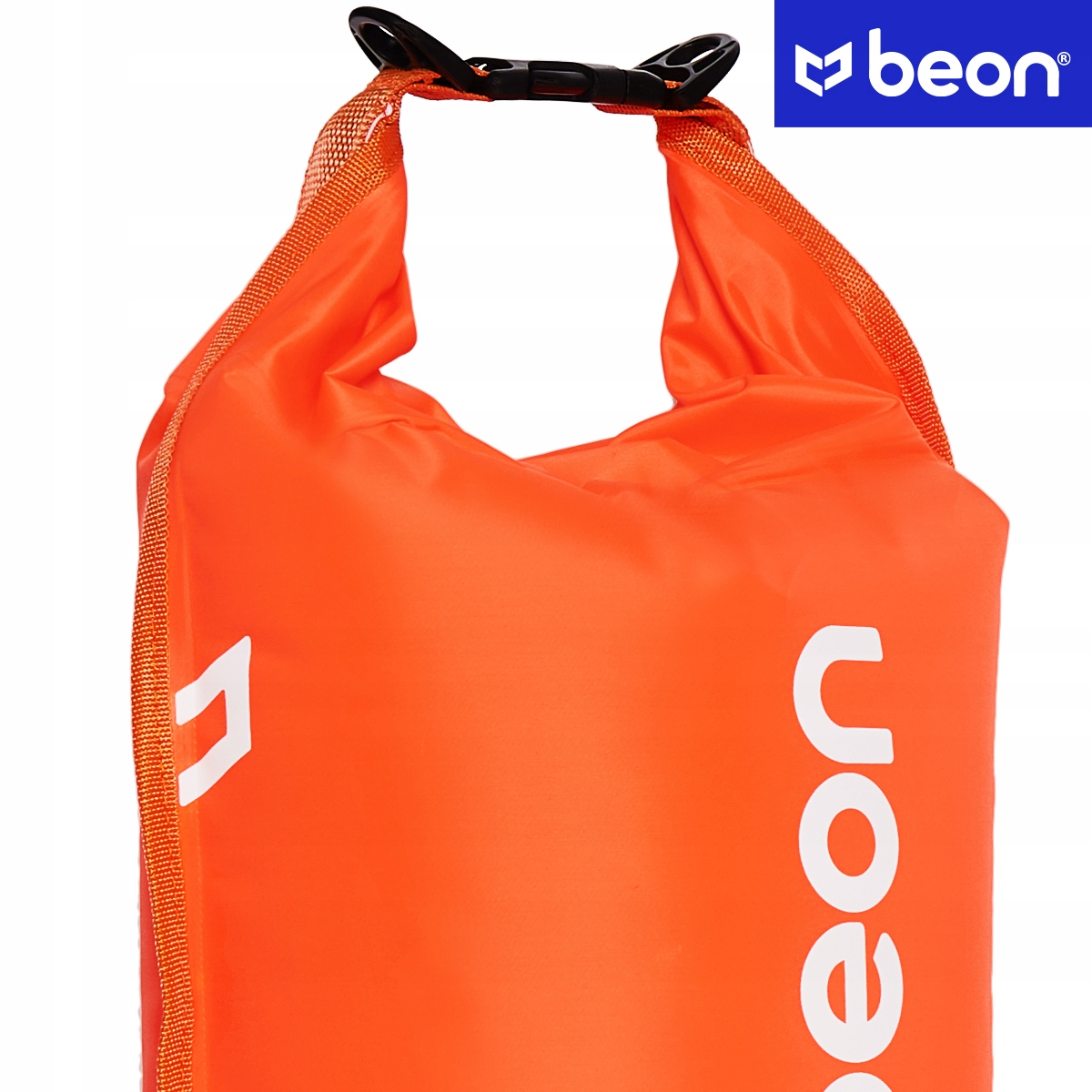 BOJKA DO PŁYWANIA BOJA ASEKURACYJNA PŁYWACKA SUCHA KIESZEŃ DMUCHANA BEON Model Pro Orange