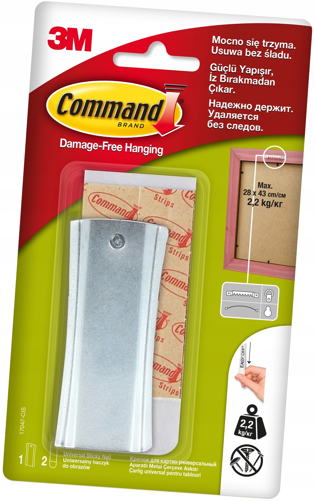 

Command 3M Haczyk Do Ramek Obrazów Universal 17047