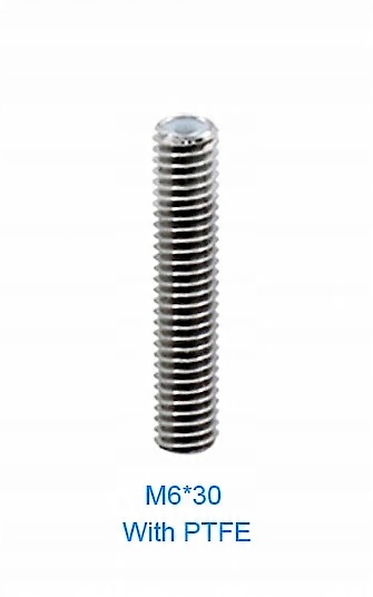 

Rurka głowicy E3DV5, M6xM6x30mm. teflon, 1,75 mm