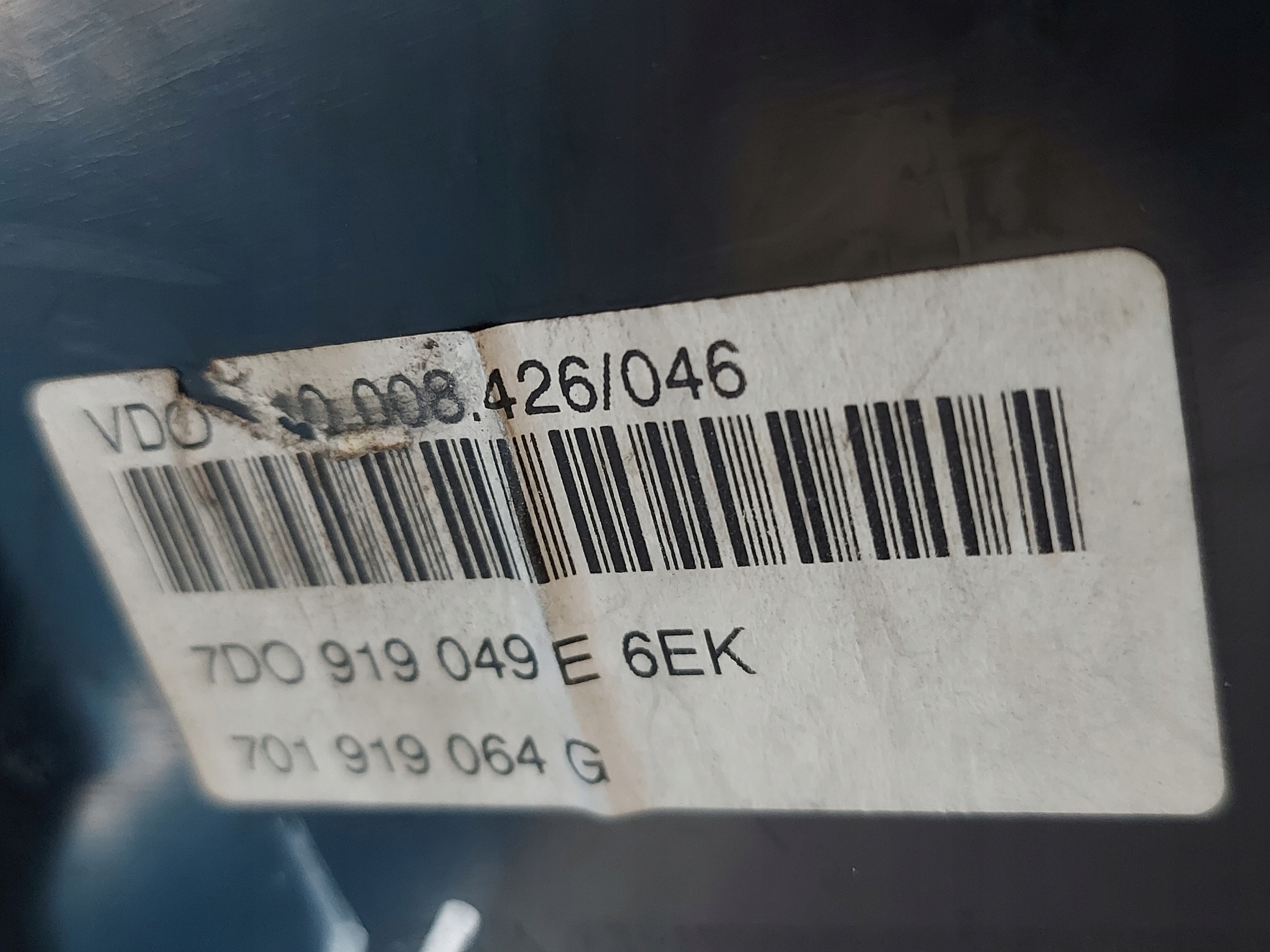 спидометр vw transporter T4 7D0919049E