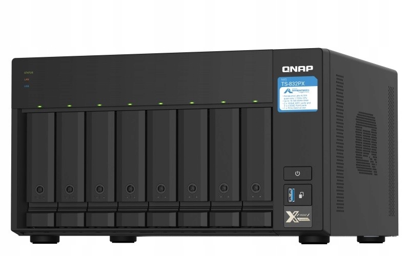 Ososi Aktar 専用 QNAP Serwer NAS TS-832PX-4G 4x0HDD 4GB AL324 ARM+ - Sklep