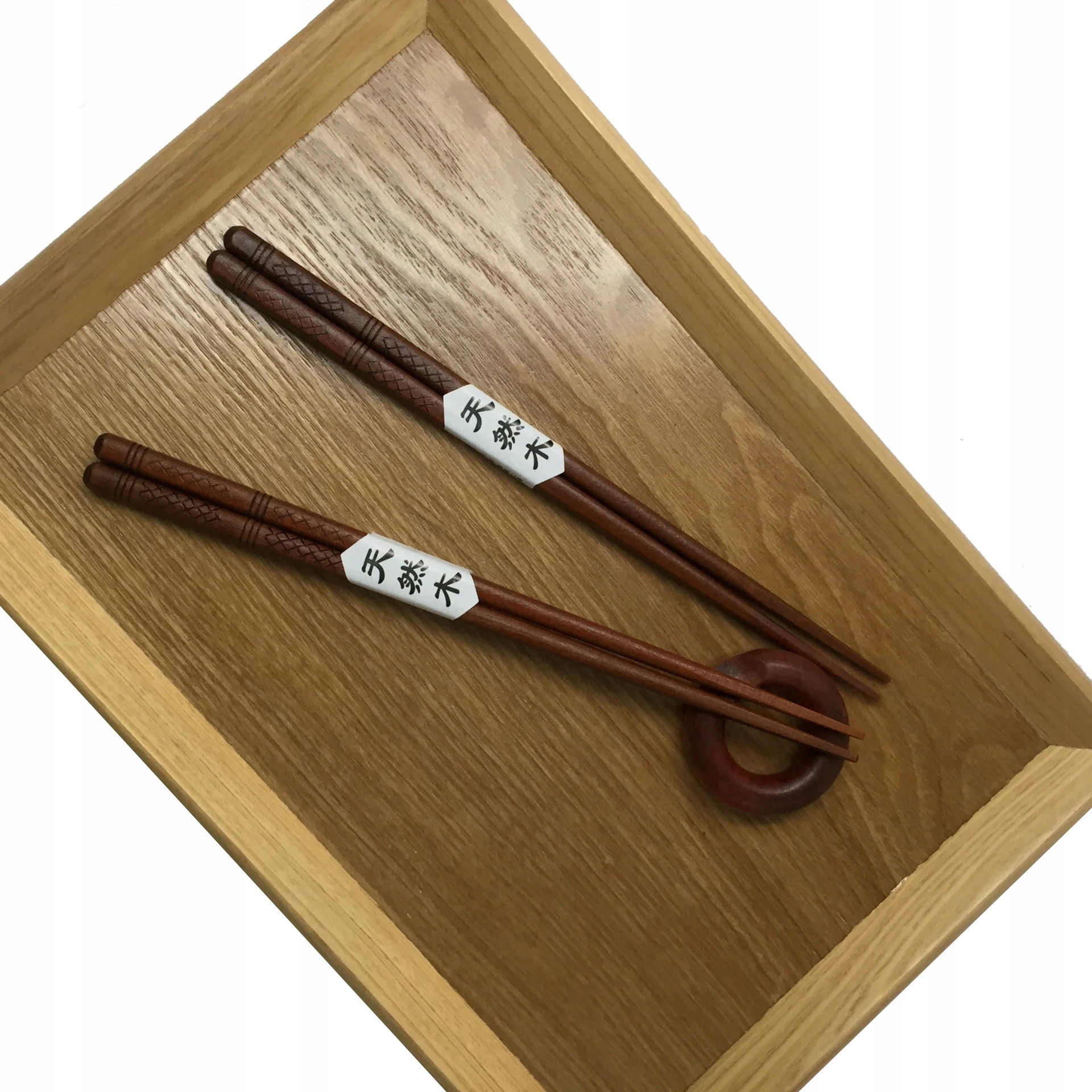 Chińskie Pałeczki Sushi ciemne drewno 5par Pudełko Kod producenta #H004