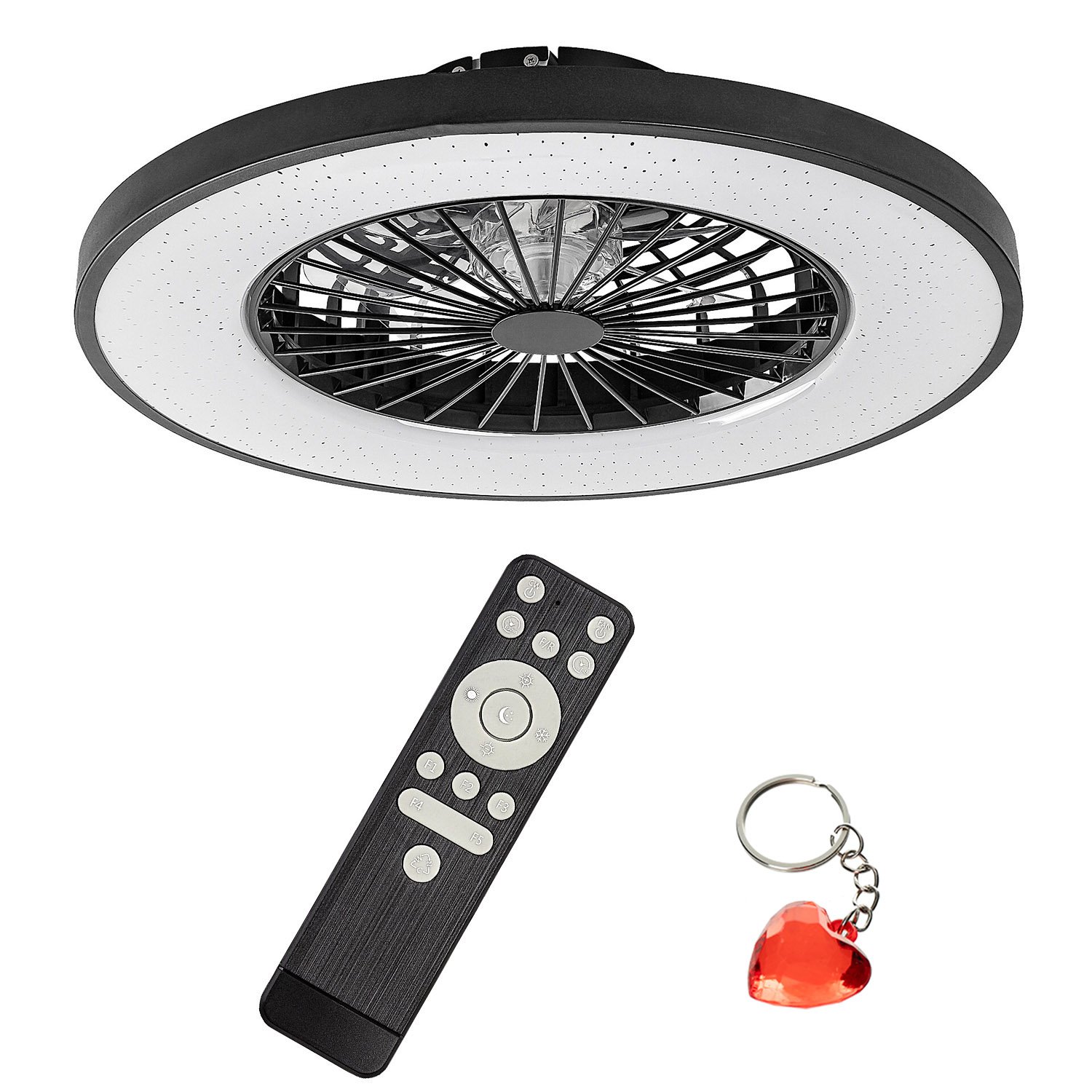 Stropná lampa s ventilátorom Led ventilátor 72 W s diaľkovým ovládaním DALFON2 7