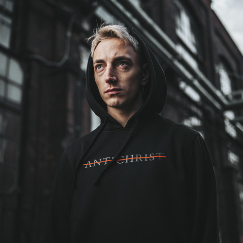 Mikina Holy Blvk Antichrist Red Line r.XL Made In Poland