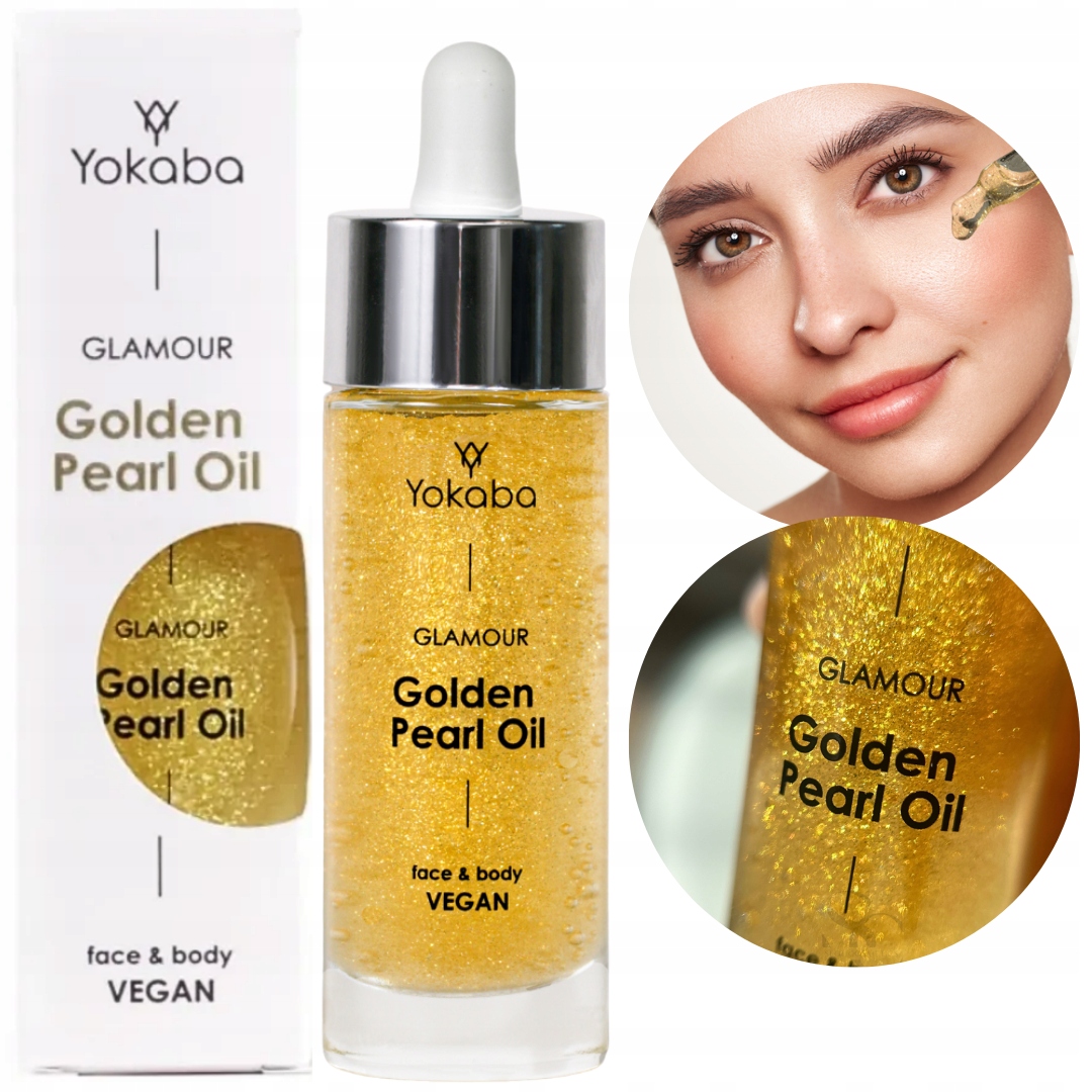 Yokaba Golden Pearl Oil Odżywczy Olejek do pielęgnacji twarzy i szyi 30ml