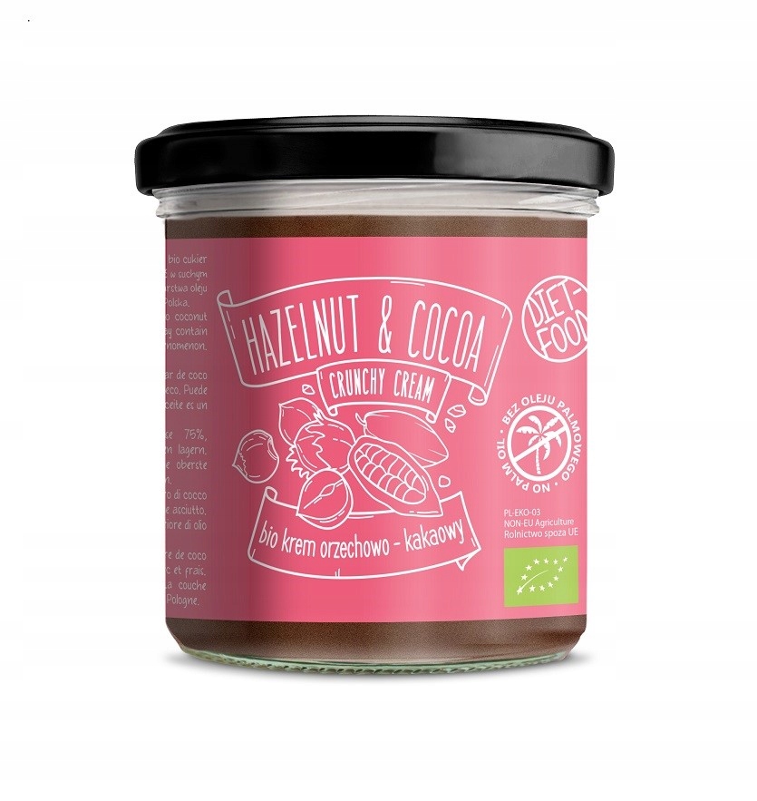 Levně Diet-food oříškově kakaový krém bio 300 g diet