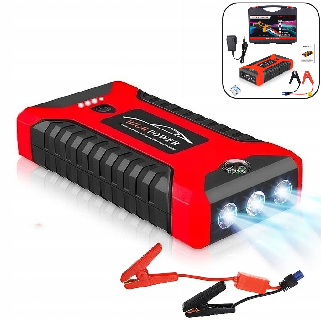 Power Banka S Funkcí Nouzového Provozu Pro Benzínové A Naftové Motory 12V, Sada Nová