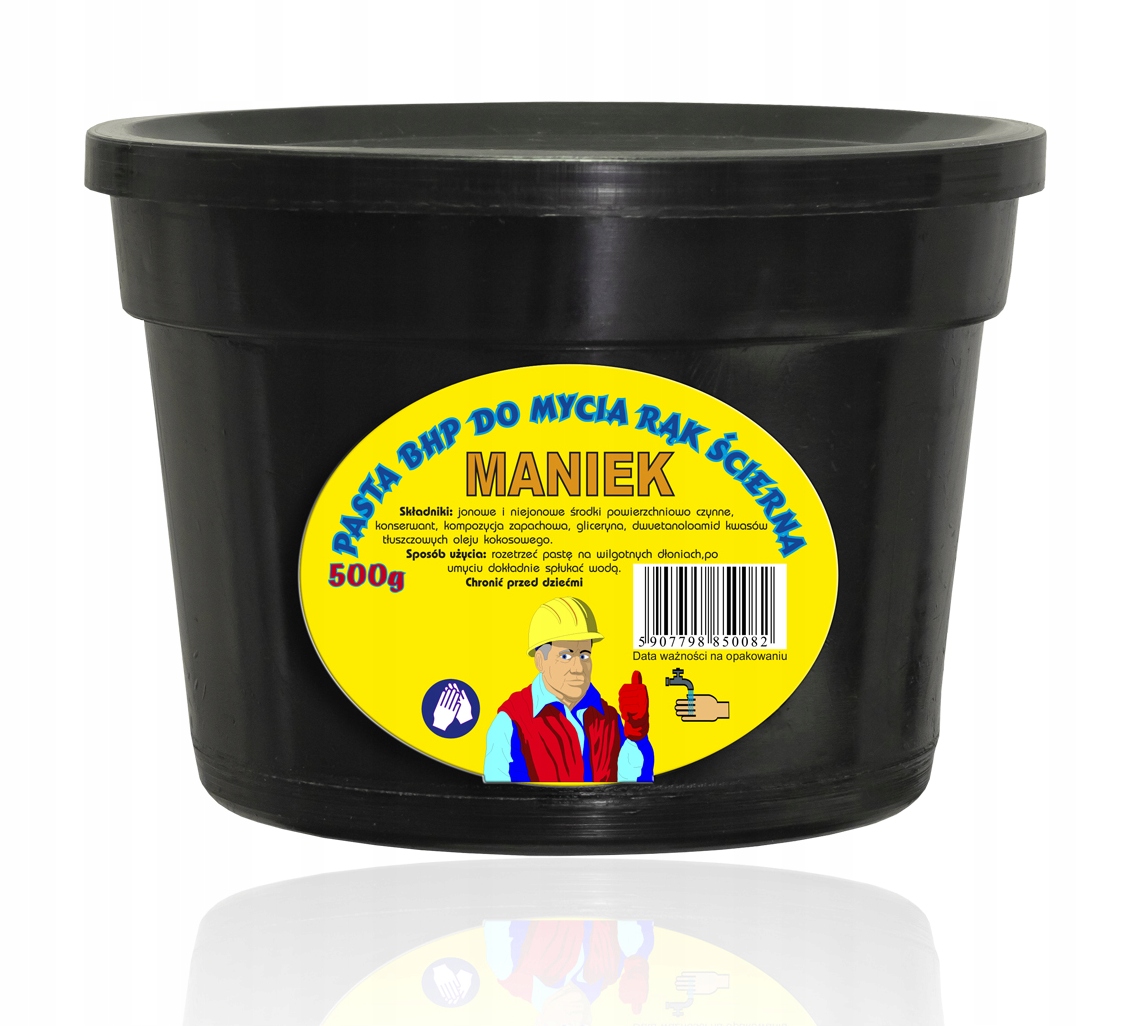 

Pasta Bhp do mycia rąk Ścierna Maniek 500g