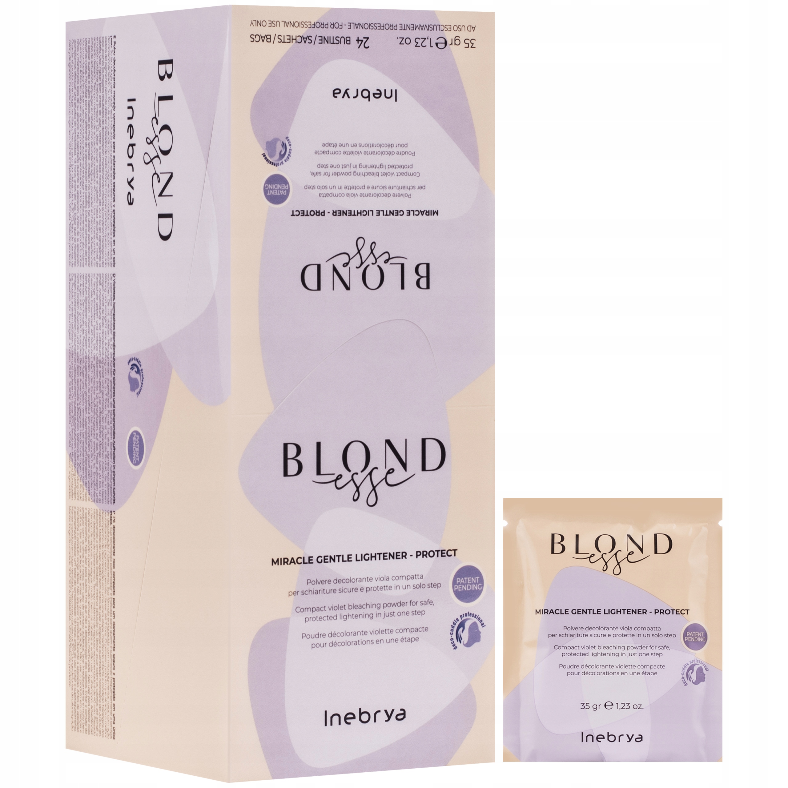 Rozjasňovač v sáčcích Inebrya Blondesse Miracle Lightener 24 x 35 gramů