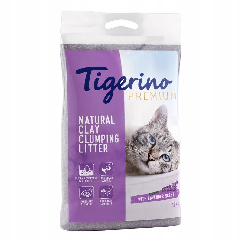 Tigerino Premium żwirek dla kota zapach lawenda 12kg