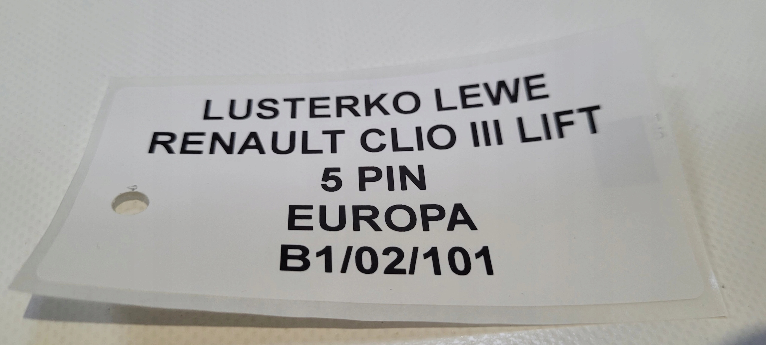 mirror left RENAULT CLIO III LIFT 5 PIN EUROPA