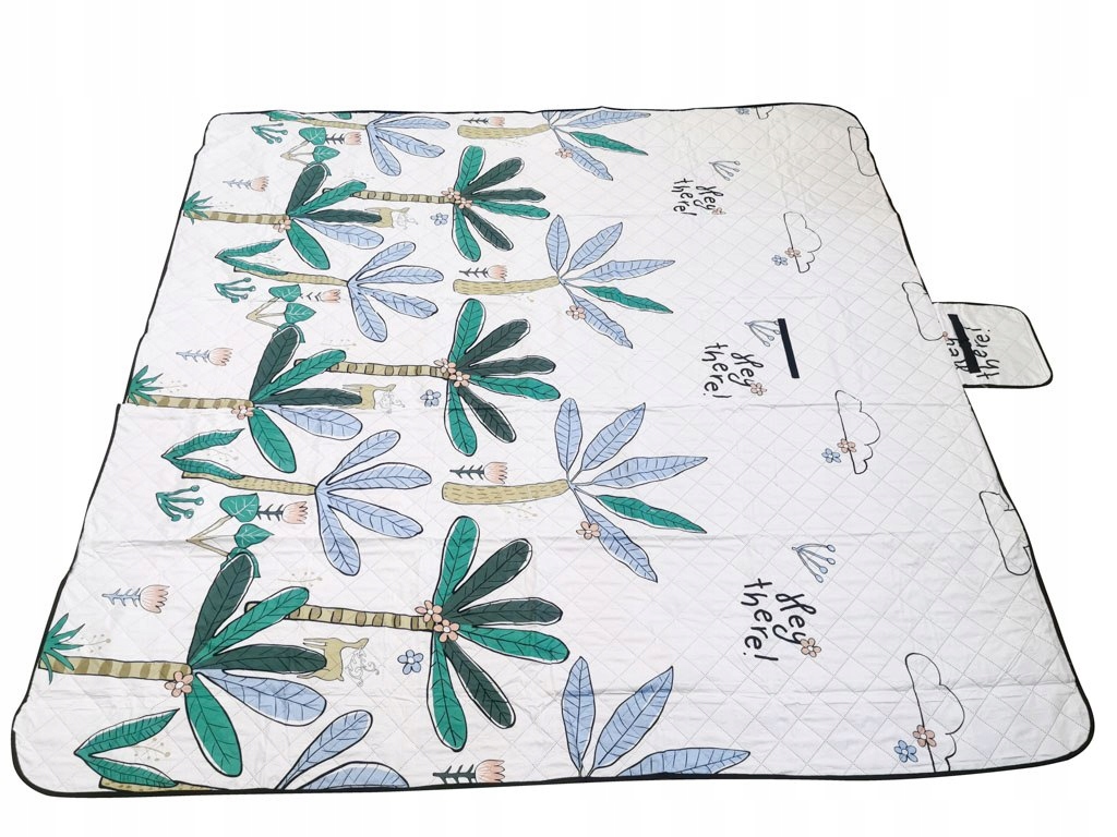 Mata plażowa koc piknikowy biwakowy palmy 200x200 Marka Kontext