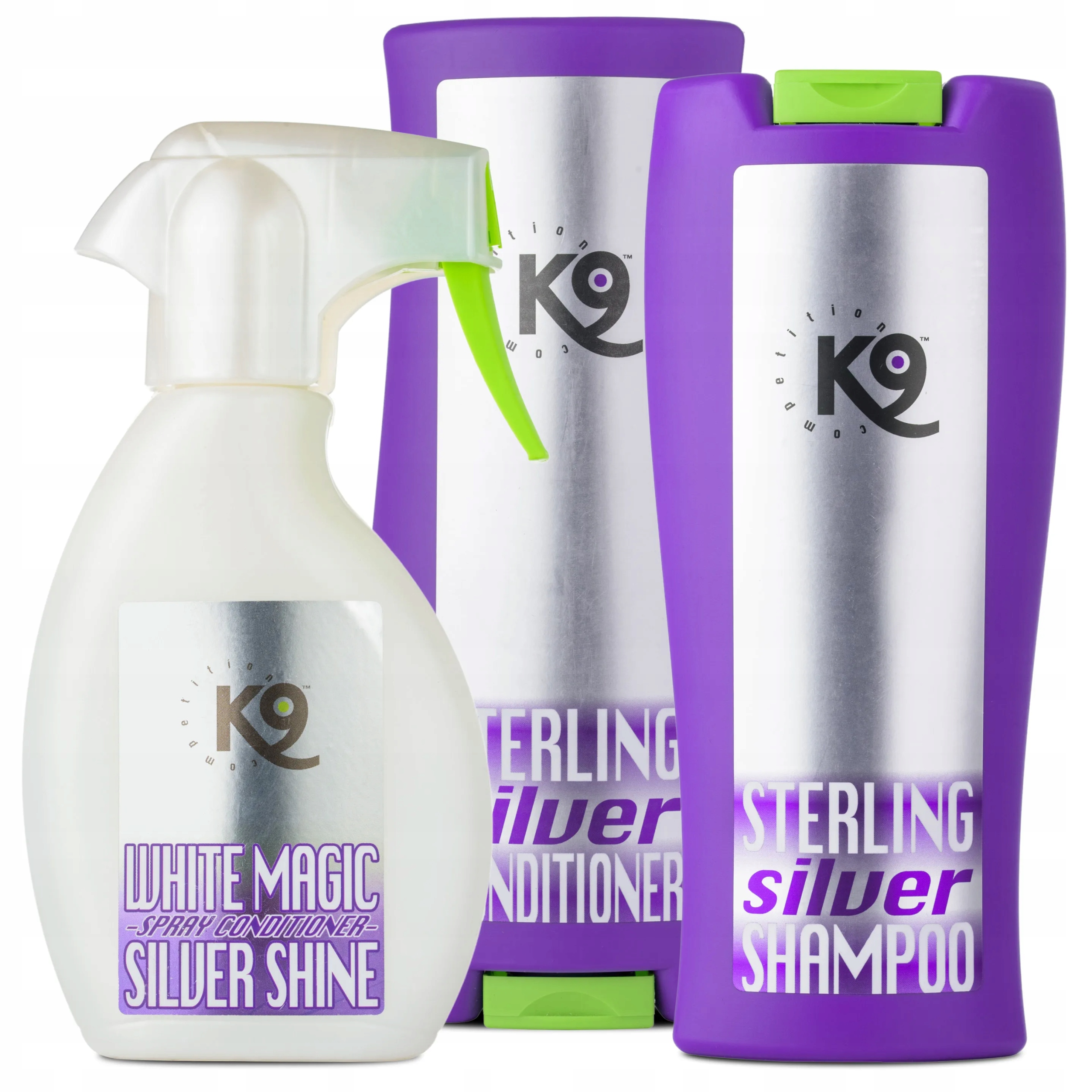 K9 White Coat zestaw kosmetyków dla psów z białą i jasną sierścią