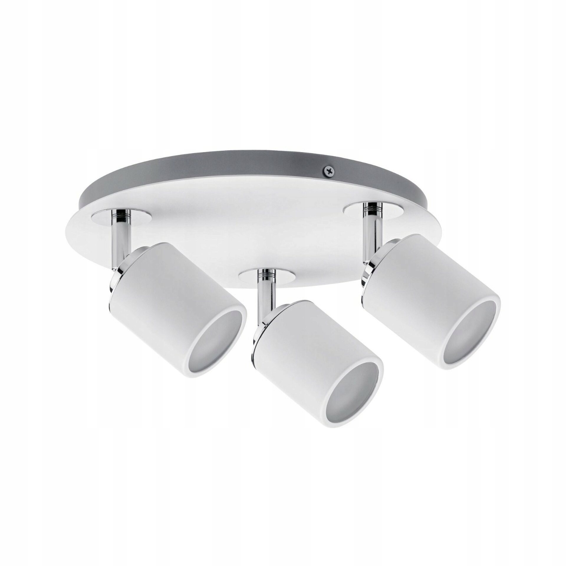 Paulmann Tube bodové svietidlo 3-ramenné, biela/chróm, GU10, IP44 bez žiaroviek