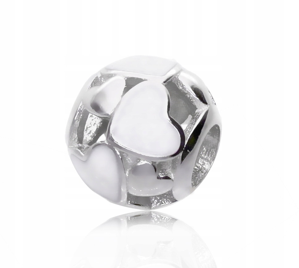 Stříbrný přívěsek Ag 925 srdce smalt CH190422