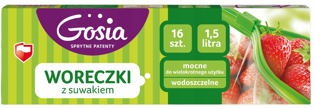 

Gosia Woreczki Z Suwakiem 1,5L Mocne Wielorazowe