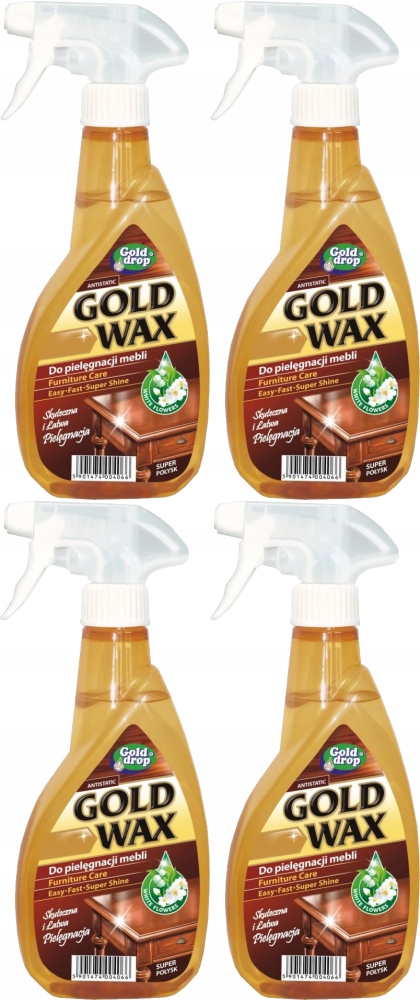 

Gold Wax Preparat Do Pielęgnacji Mebli 400ml x4
