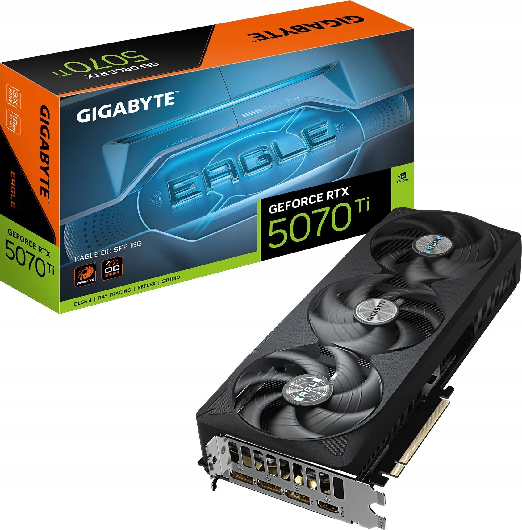Gigabyte GeForce Rtx 5070 Ti Eagle Oc Sff 16GB GDDR7 GV-N507TEAGLE OC-16GD