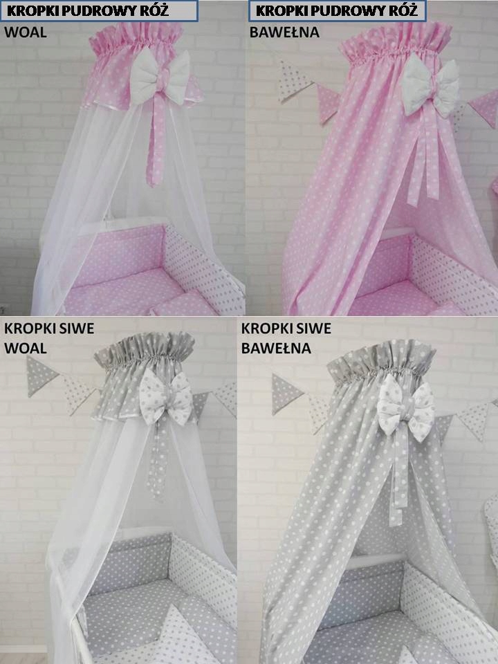 baldachim do KOŁYSKI woal/bawełna PRODUCENT Rodzaj baldachim