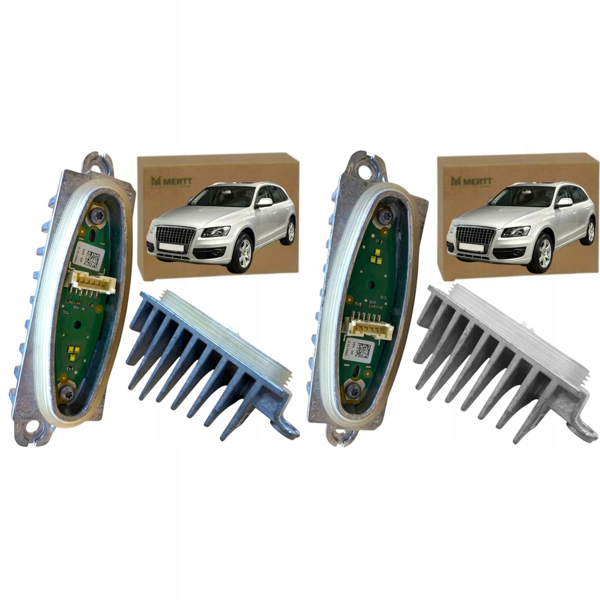 Audi Q5 80A 2016+ Modul ovladače Led Levý Pravý Komplet denního svícení Drl