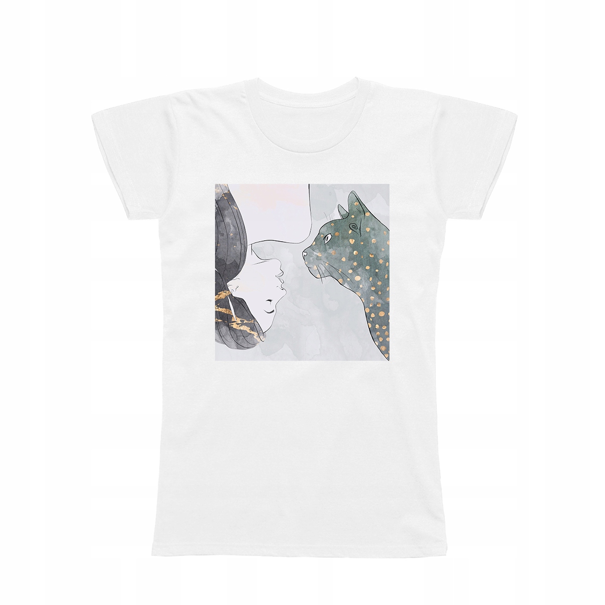 

L - Koszulka T-shirt Kot Kociak Z Kotem Cat Koci