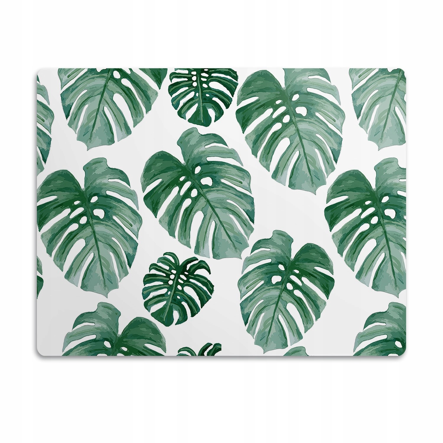 Levně Podložka pod misky pro psa a kočku Monstera 90x60 cm
